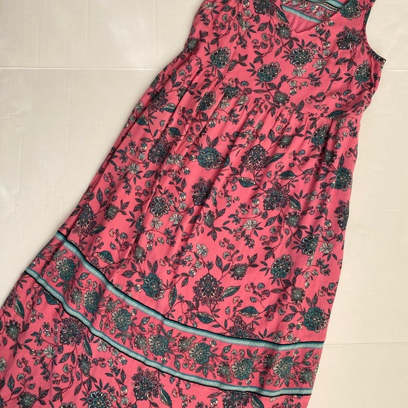 J. Jill Floral Maxi Dress - Size XS Petite - Very Good Condition - Picture 3 of 8